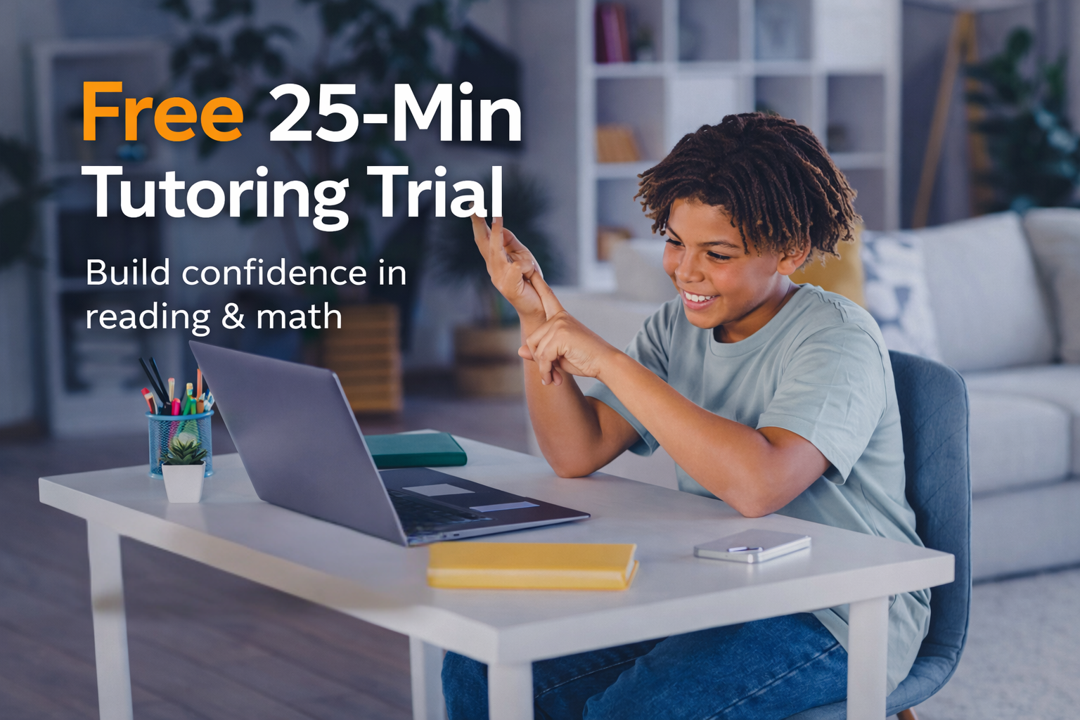 Bright Road tutor helping a student during a free trial